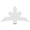 Ekena Millwork Alberta Architectural Grade PVC Gable Bracket, 48"W x 26"H x 2"D x 6"F, 13/12 Pitch GBP048X26X0206ALB00 - alternate 2